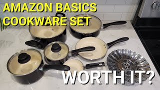 Is The Amazon Basics Ceramic Cookware Set WORTH IT? (Unboxing, Test, & Review)