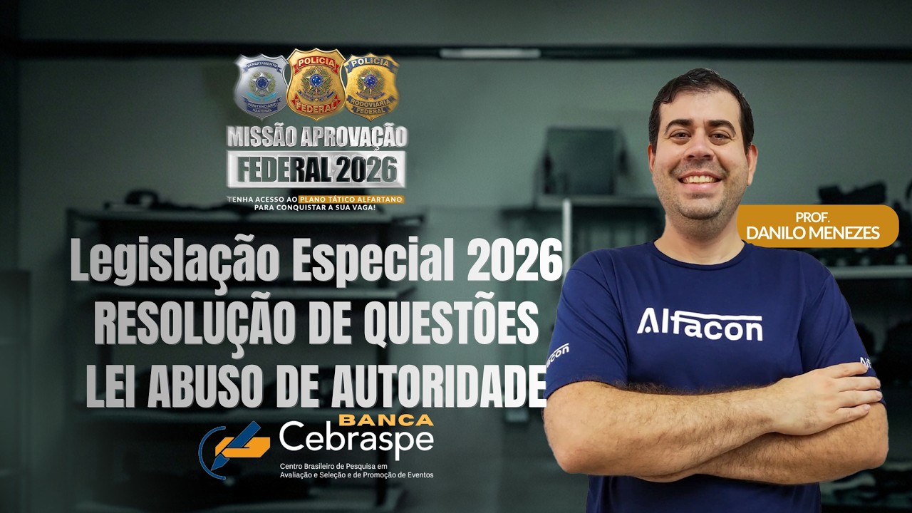 Questões da banca Cebraspe Legislação Especial Lei nº 13.869/2019 Prof Danilo Menezes