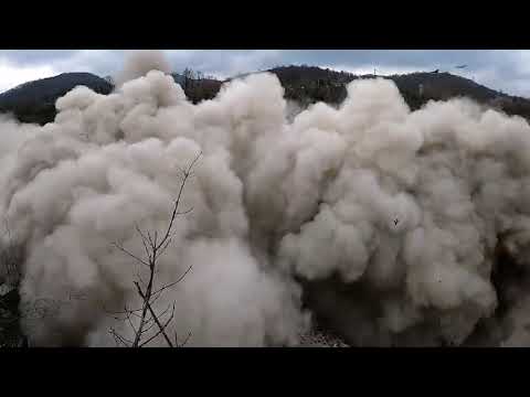 rušenje salonit Anhovo:Minervo