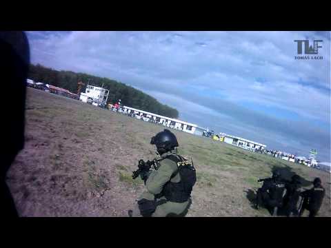 Zásahová jednotka KŘP MSK a SPAP Katowice - Dny NATO 2012