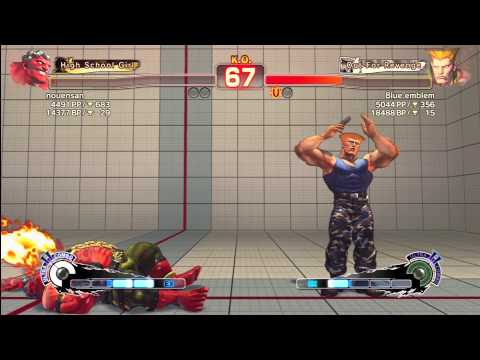 nouensan (Hakan) vs Blue Emblem (Guile)