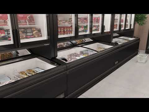 Vertical Display Cabinet for Supermarkets | COMBI SLB