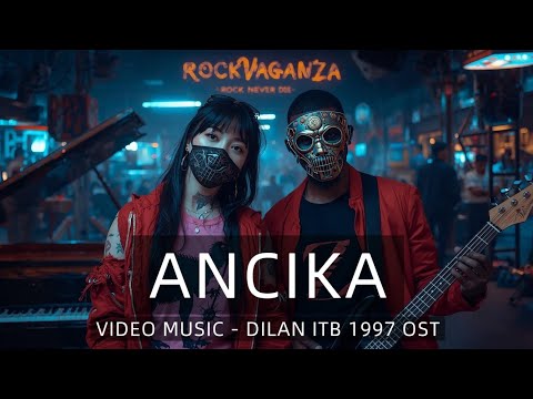 ANCIKA - ARIEL & GHEA (Official Video)- OST DILAN ITB 1997 - ROCKVAGANZA (DUET) version