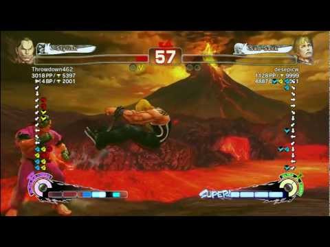 SSF4AE Ver. 2012 XBL - Throwdown462 (DA) vs. desepicw (CO)