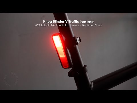 REAR BIKE LIGHT DEMO: Knog Blinder V Traffic
