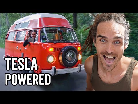 How I Built An Electric Tesla Powered Classic VW Bus