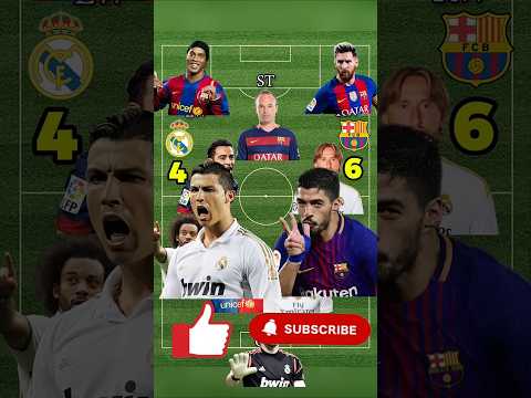 أقوى تشكيلة في تاريخ الكلاسيكو 🔥🔥🔥🔥