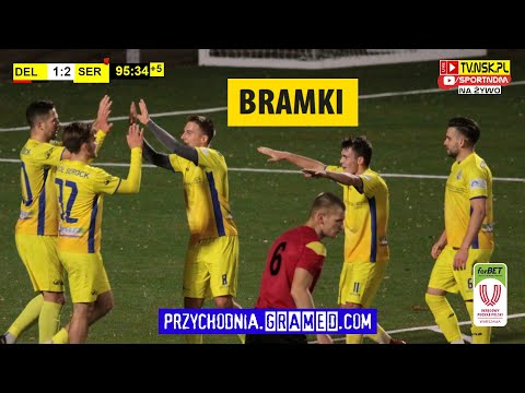tv.nsk.pl [bramki] KS Delta Warszawa - KS Sokół Serock 1:2 (0:2) 2022-10-04 g. 20:00 1/8 PP MZPN