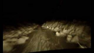 preview picture of video 'Lungo la valle Stura sulla neve... in macchina! 15-12-08'