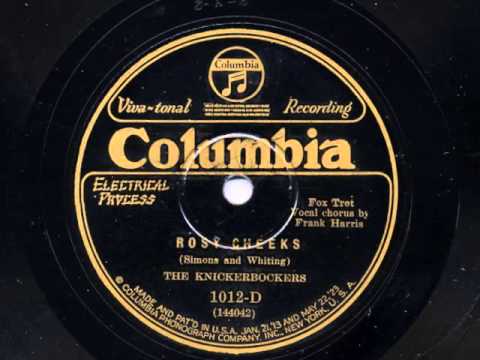 Rosy Cheeks by The Knickerbockers (Ben Selvin and his Orchestra), 1927