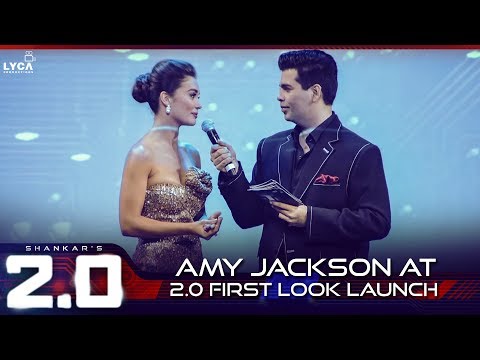 Amy Jackson at 2.0 First look Launch | Lyca Production