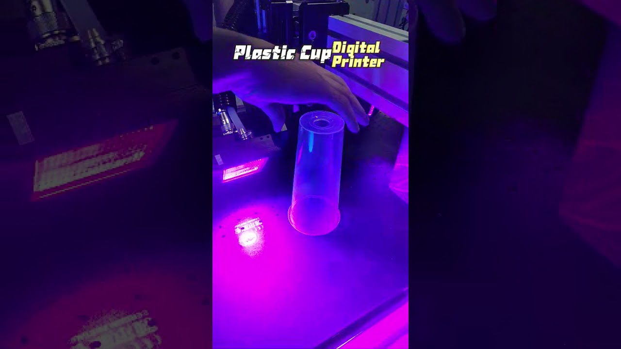 Plastic cup side digital printer, one click import of images for printing, easy customization, no