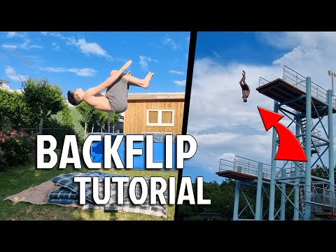 Wie Ich meinen ERSTEN BACKFLIP auf dem BODEN gemacht habe!