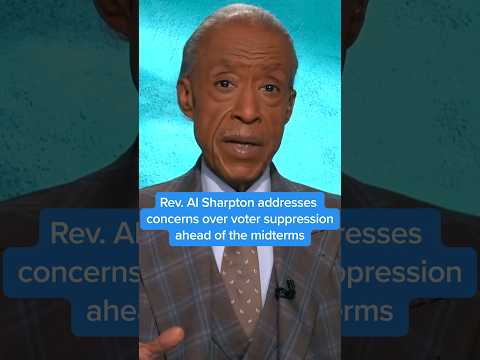 Rev. Al Sharpton addresses concerns over voter suppression ahead of the midterms