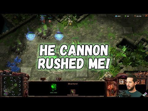 Cannon Rush Hold Into Nydus Macro Follow-up - Silver 1 StarCraft 2