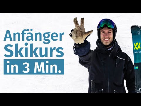 Anfänger Skikurs in 3 Minuten | Skifahren lernen