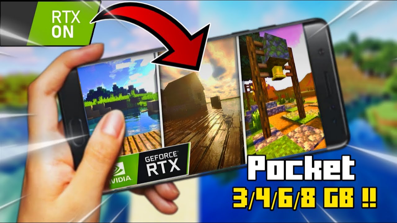 Top 10 RTX SHADERS For Minecraft Pocket Edition 1.21