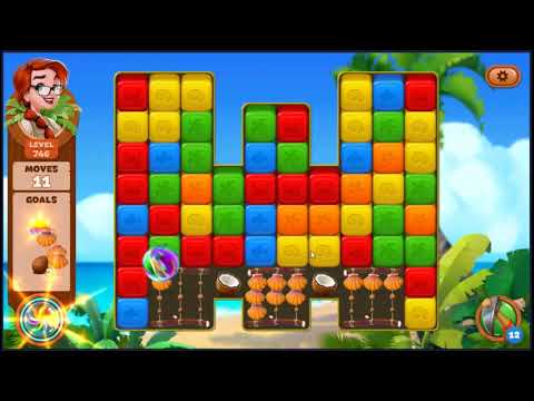Lost Island Blast Adventure Level 746 - NO BOOSTERS 🏝️ | SKILLGAMING ✔️