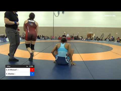 58 Kg Rr Rnd 2 Sofia Brynman Metcalf Team Wisconsin Vs Korina Blades Team Illinois