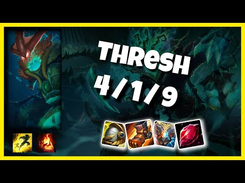 Thresh Support 10.25 Challenger Gameplay Replay - S11 (4/1/9) - TURKISH