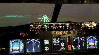 Night Landing at Narita International Airport (RJAA)