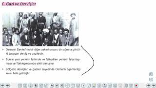 Eğitim Vadisi 10.Sınıf Tarih 7.Föy Devletleşme Sürecinde Savaşçılar ve Askerler Konu Anlatım Videoları