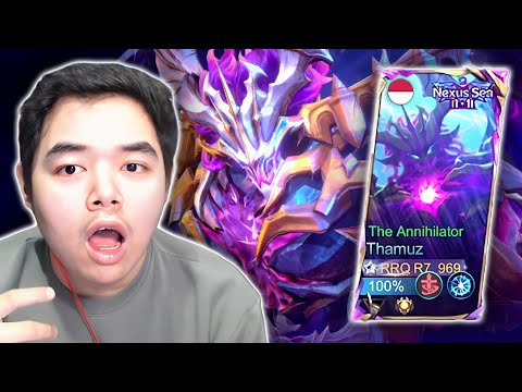 THAMUZ R7 IS BHAKK !! THAMUZ GW JADI DRAGON ?! #MLBB