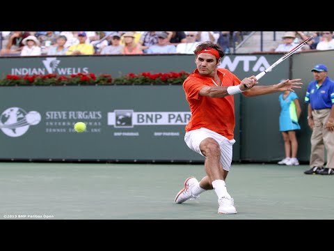 Indian Wells 2013 R4 - R.Federer vs S.Wawrinka Highlights