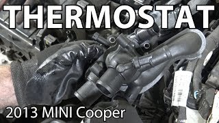 MINI Cooper R56 Thermostat Housing Replacement DIY for N16 Engine