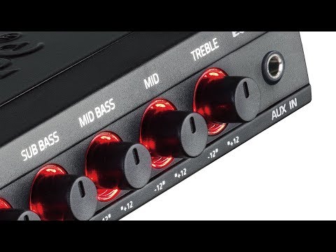 EQ-450BT - Audiopipe 4 Band Wireless Streaming Graphic Equalizer