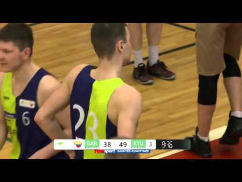 Gargždų SC - Kauno KTU 2016 03 19 santrauka