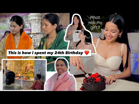 MY 24th BIRTHDAY VLOG ❤️ #sanikabhoite #birthday 
