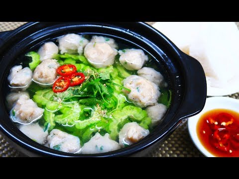 Cách Nấu Lẩu Cá Thác Lác Khổ Qua nước trong cá thác lác dai ngon ít đắng