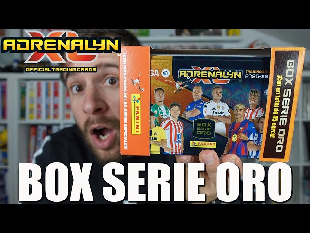 Vídeo relacionado con TIN BOX Serie ORO 2025 2026 Liga de futbol, Lata Grande con cartas especiales
