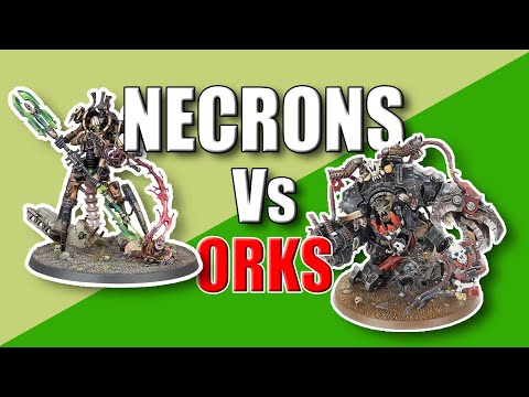 Necrons Vs Orks 9th Edition 40k Battle Report