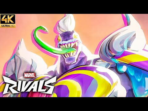 Marvel Rivals - Venom (Gummy Surprise Skin) Gameplay Showcase (4K 60FPS)