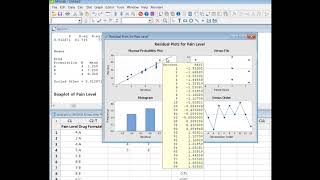 ANOVA in Minitab