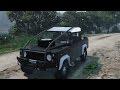 Land Rover 110 Pickup Armoured with Deactivated Turret 1.1 for GTA 5 video 1