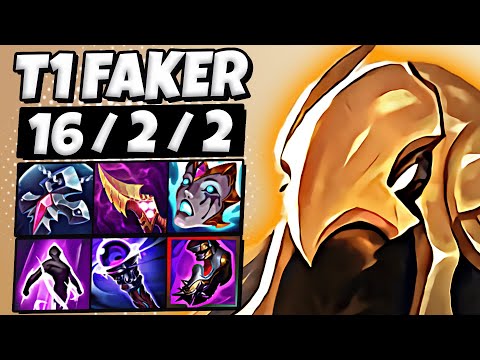 T1 Faker Azir vs Orianna MID [ Pentakill ] Patch 25.1 Ranked Korea ✅