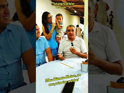 Aniversário do meu Bisneto Heitor em Petrolândia PE. #pernambuco #nordeste #pernambuco #aniversario