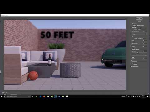 Part 2 - Adding depth of field to your render with the Photoshop lens blur filter