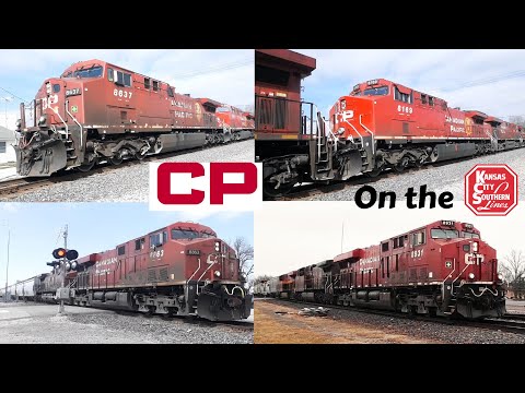 Early taste of CPKC: Canadian Pacific Railway wheat trains on the KCS  Spring 2023
