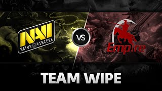 Team wipe by Na'Vi vs Team Empire @ Major All Stars