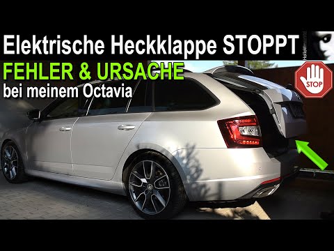 Electric tailgate STOPS | Error and cause on my Skoda Octavia