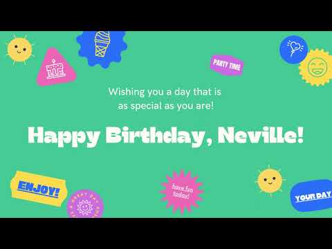 Happy Birthday, Neville!