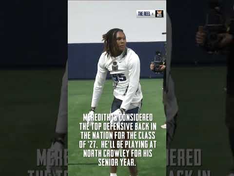 North Crowley 's John Meredith III is one of the best CBs in Texas