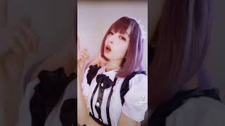 【TikTok】 メイドがリングライトで遊んでみた #shorts