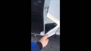 Ford Transit - How to Open the Fuel Door/Fuel Cap