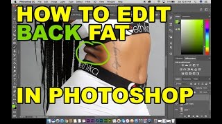 How to edit back fat in Photoshop
