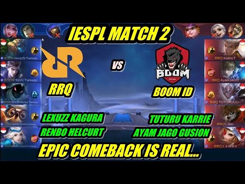 RRQ VS BOOM ID IESPL MATCH 2